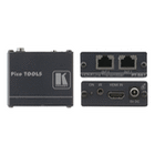 Kramer Converts HDMI digital video or computer graphics to twisted pair network cables for cost effective long distance runs.