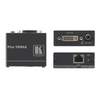 Kramer Converts DVI digital video or computer graphics to twisted pair network cables for cost effective long distance runs.
