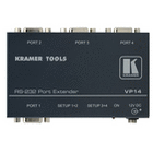 Kramer Devices to distribute RS-232 via standard or Cat5 cabling.