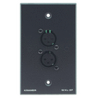 Kramer Wall plates for connection, transmitting and receiving of audio signals.