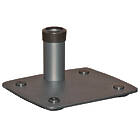 29×24cm Compact bolt down base for single column Unicol flat panel stand