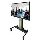 Tableau+ Height and Tilt adjustable trolley for monitors