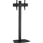 TV/Monitor Height Adjustable Floor Stand ‑ Black