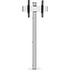 Vogels FM1544S TV/Monitor Bolt-down Floor Stand with Tilt - Silver (40 to 65