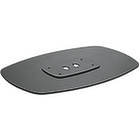 Vogels PFF7040 Connect-it Floor Plate for dual back-to-back monitors and TV's, finished in black