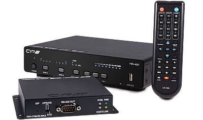Standard digital inputs (HDMI, DVI, DisplayPort) to any combination of HDBaseT outputs)Components