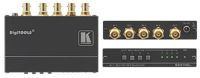 Switchers for multiple AV sources to a single display. HDMI, DVI, SDI, DisplayPort and analogue AV Switchers available.