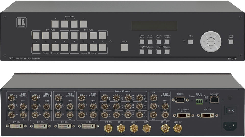 Kramer MV5 5 Input Multiviewer/Multiwindow processor