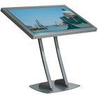 Unicol PA1 Parabella stand - designer low level lectern style for screens from 33 to 50 inches, Max. Load 60kg. 