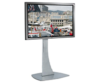 Floor standing mounts for LCD and LED large format display monitors Components