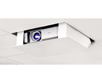 Lift mounts allow a projector to be concealed in the ceiling when not in use, then lower it electrically when required. Components