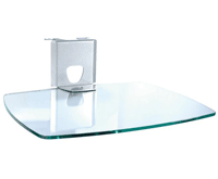 Glass and metal add-on shelves and platforms for stands and trolleys Components