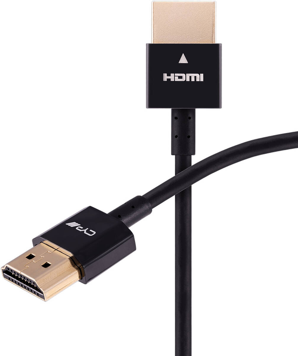 HDMI2-050-US 0.50m CYP Ultra Slim HDMI2 cable product image. Click to enlarge.