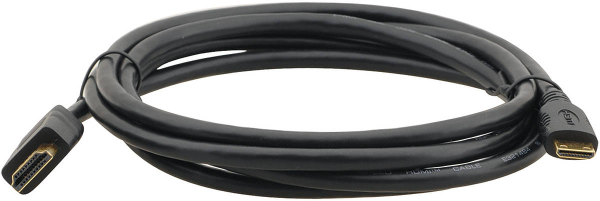C-HM/HM/A-C-3 0.90m Kramer HDMI to Mini HDMI cable product image. Click to enlarge.