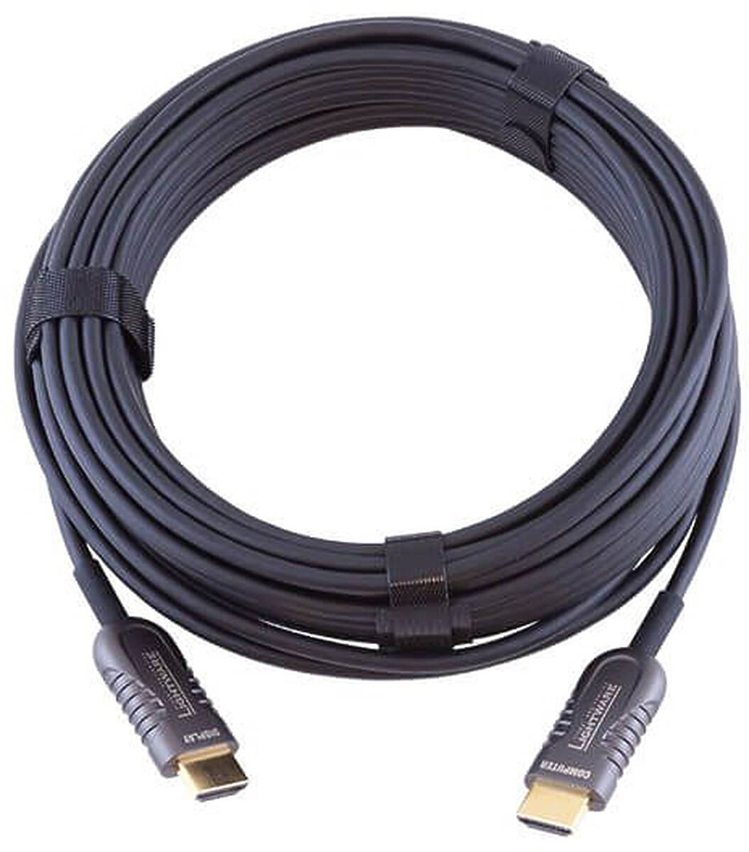 CAB-HDMI20-AOC1500H 15.00m Lightware CAB-HDMI20-AOC cable product image. Click to enlarge.