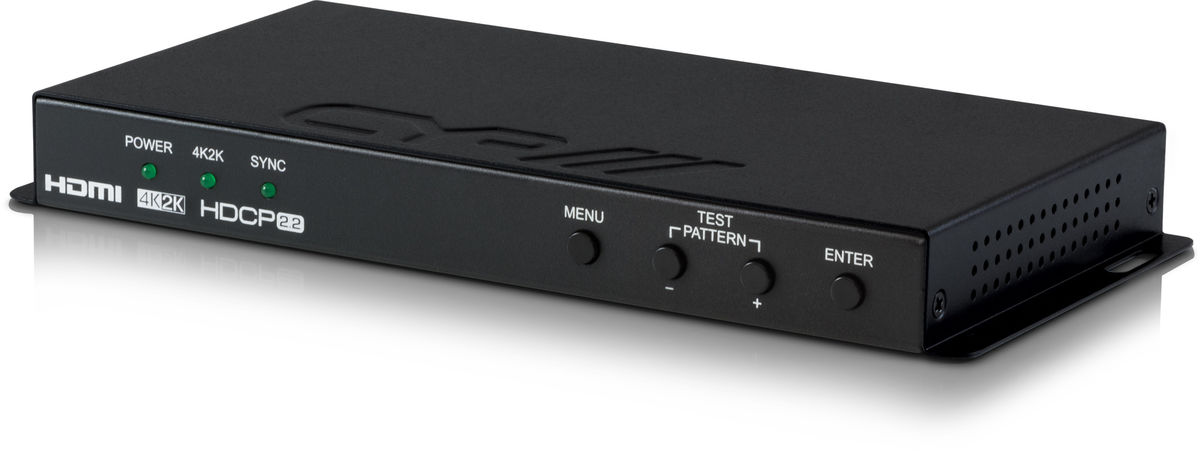 CYP SY-4KS-4K22 1:1 HDMI to 4K HDMI or 4K HDMI to HDMI scaler, HDMI 2.0 and HDCP 2.2 compliant product image. Click to enlarge.