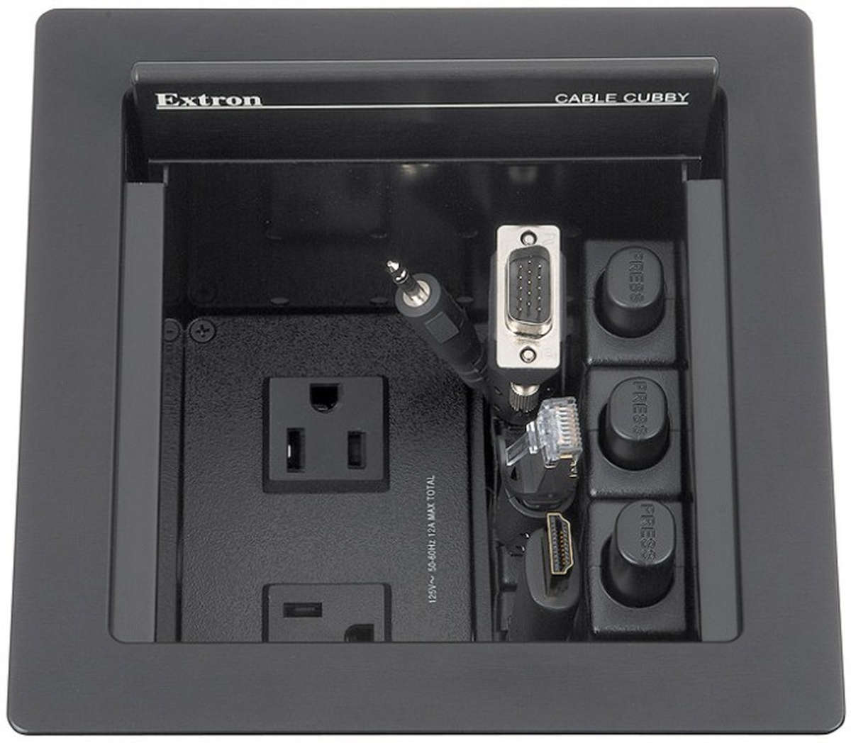 Extron Extron Cubby 500 AC+USB Power Module Cable Access Enclosure for Meeting Table 