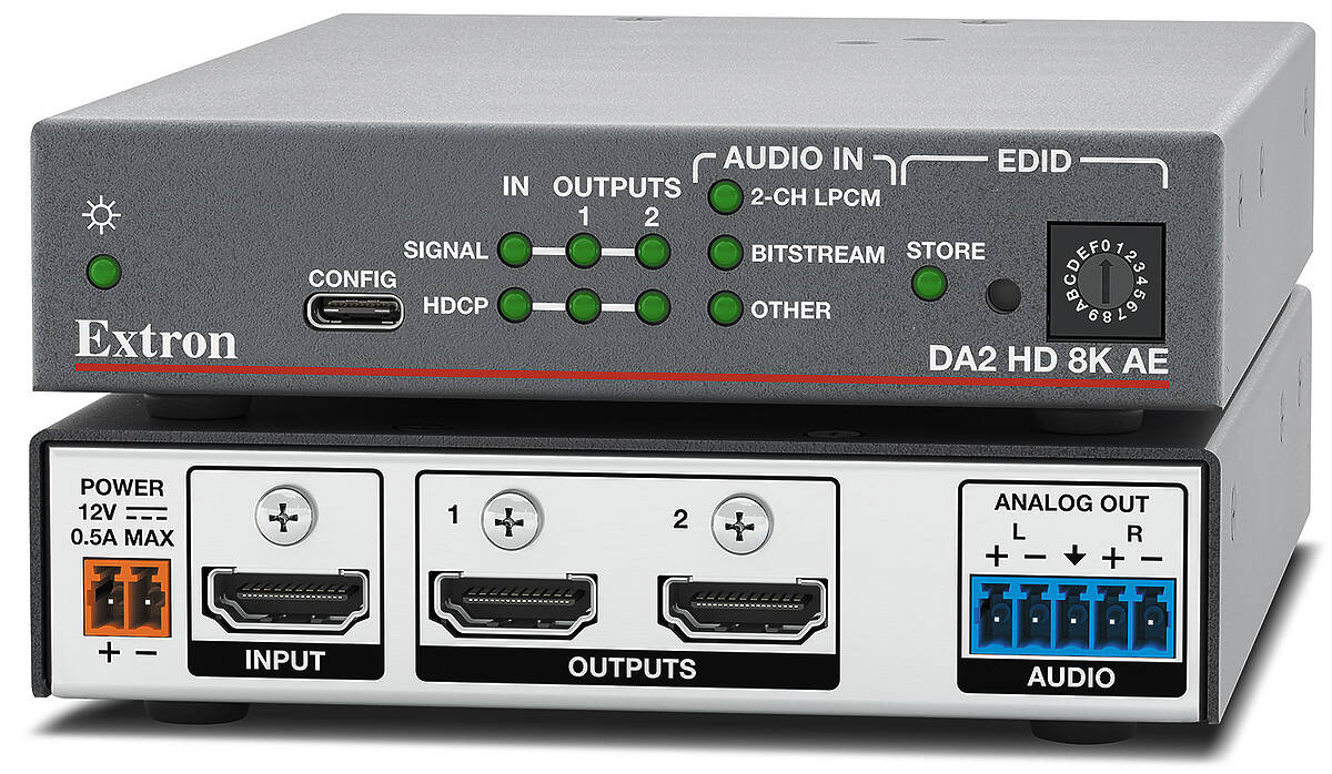 Extron DA2 HD 8K AE 60-1870-12 product image