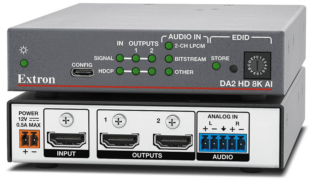 Extron DA2 HD 8K AI 60-1870-13 product image