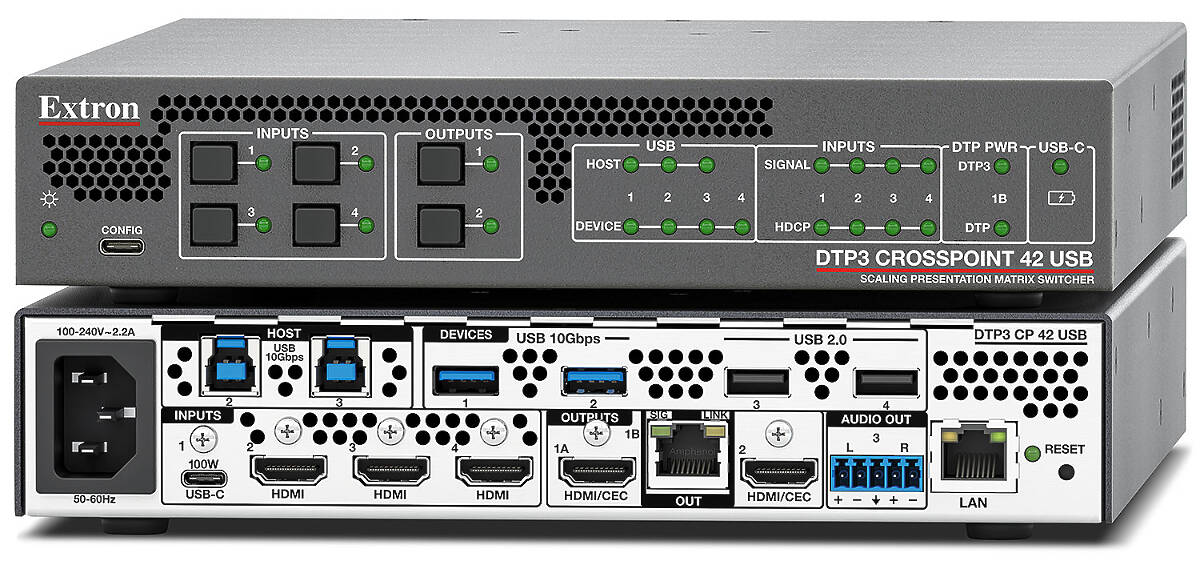 Extron DTP3 CrossPoint 42 USB 60-1925-02  product image