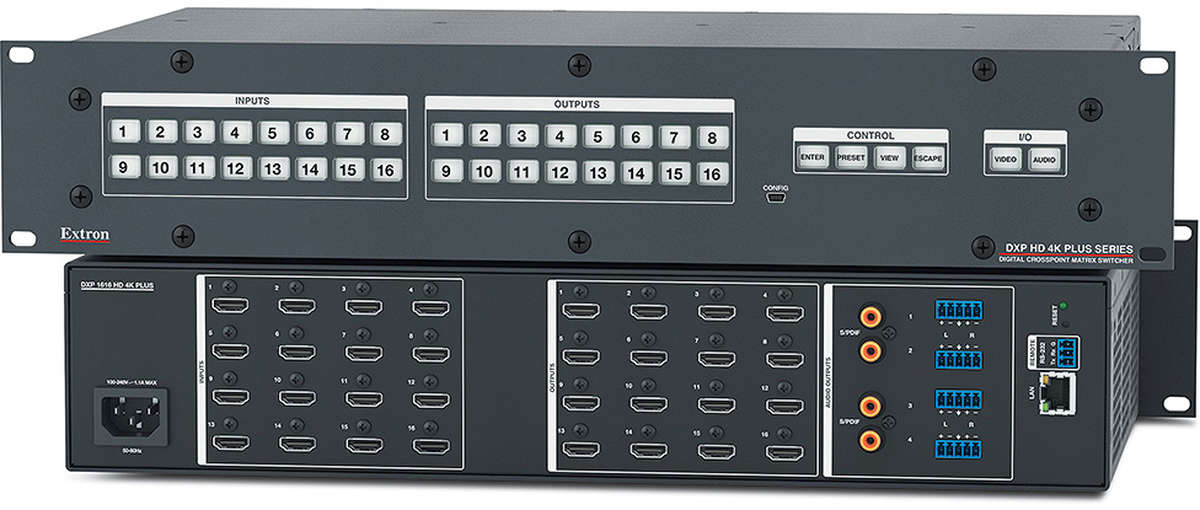 Extron DXP 1616 HD 4K PLUS 60-1497-21  product image