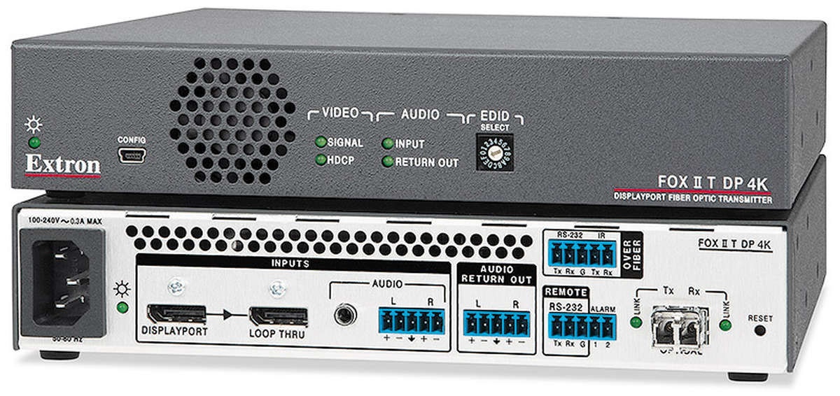 Extron FOX II T DP 4K MM 60-1462-11  product image