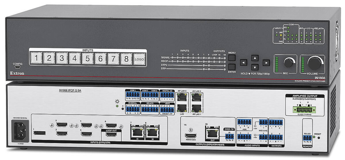Extron IN1808 IPCP Q SA 60-1615-92 product image