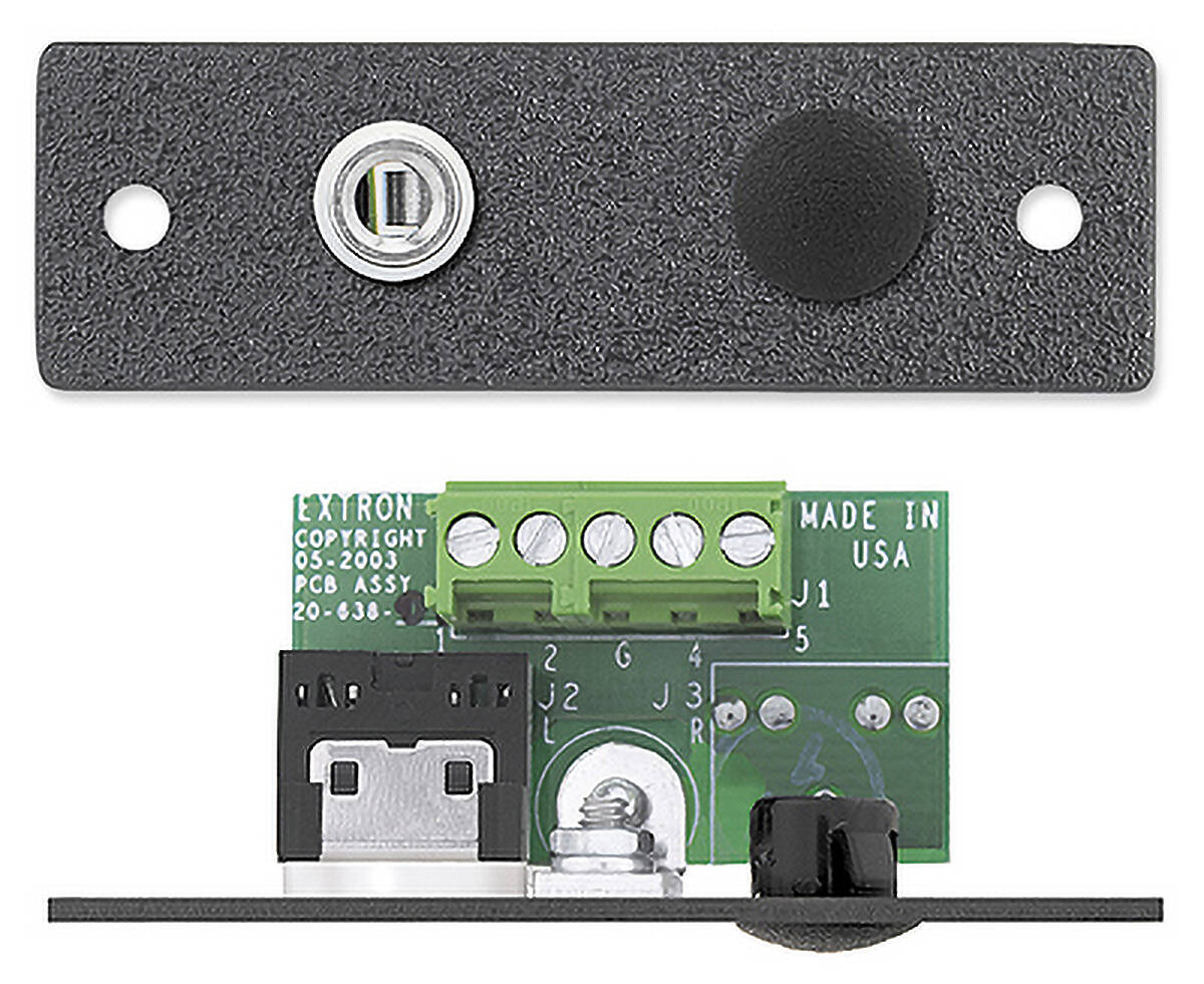 Extron One 3.5 mm Stereo Mini Jack to Captive Screw Terminal 70-293-13  product image