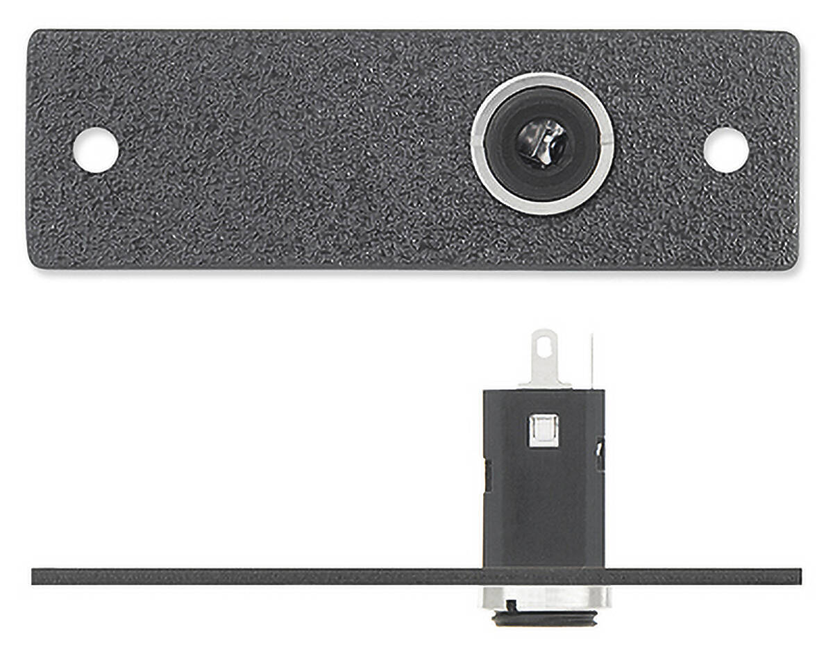 Extron One 3.5 mm Stereo Mini Jack to Solder Tabs 70-293-11  product image