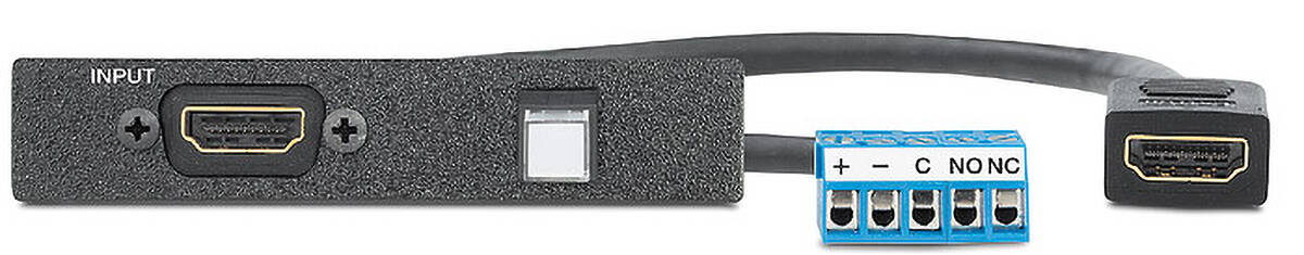 Extron One HDMI Female to Female, One Momentary Switch to Captive Screw 70-1091-02 product image