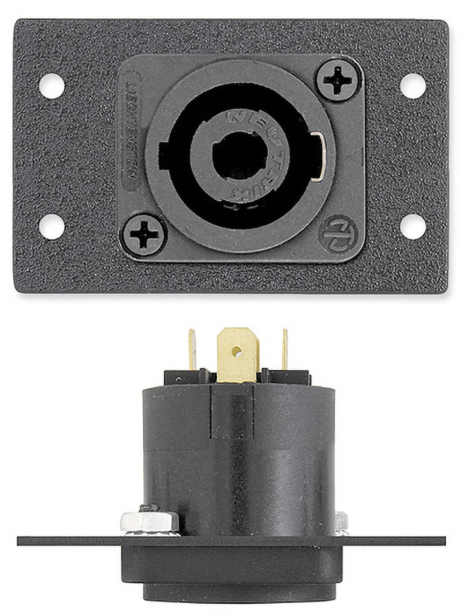 Extron One Neutrik Speakon Male to Solder Tabs - 4 Pole 70-298-11  product image