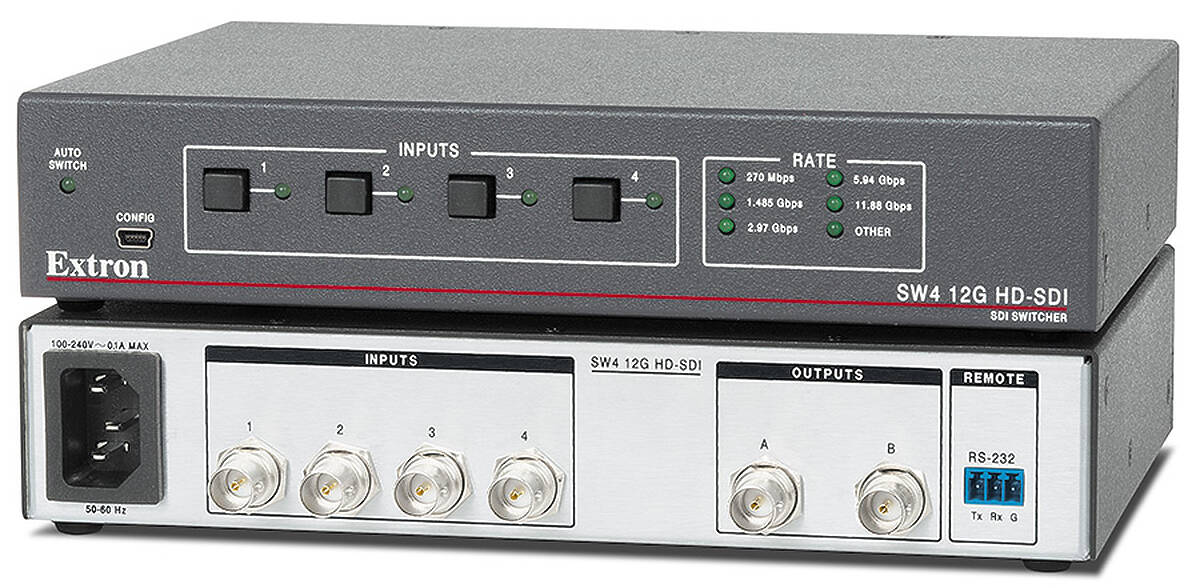 Extron SW4 12G HD-SDI 60-1683-02  product image