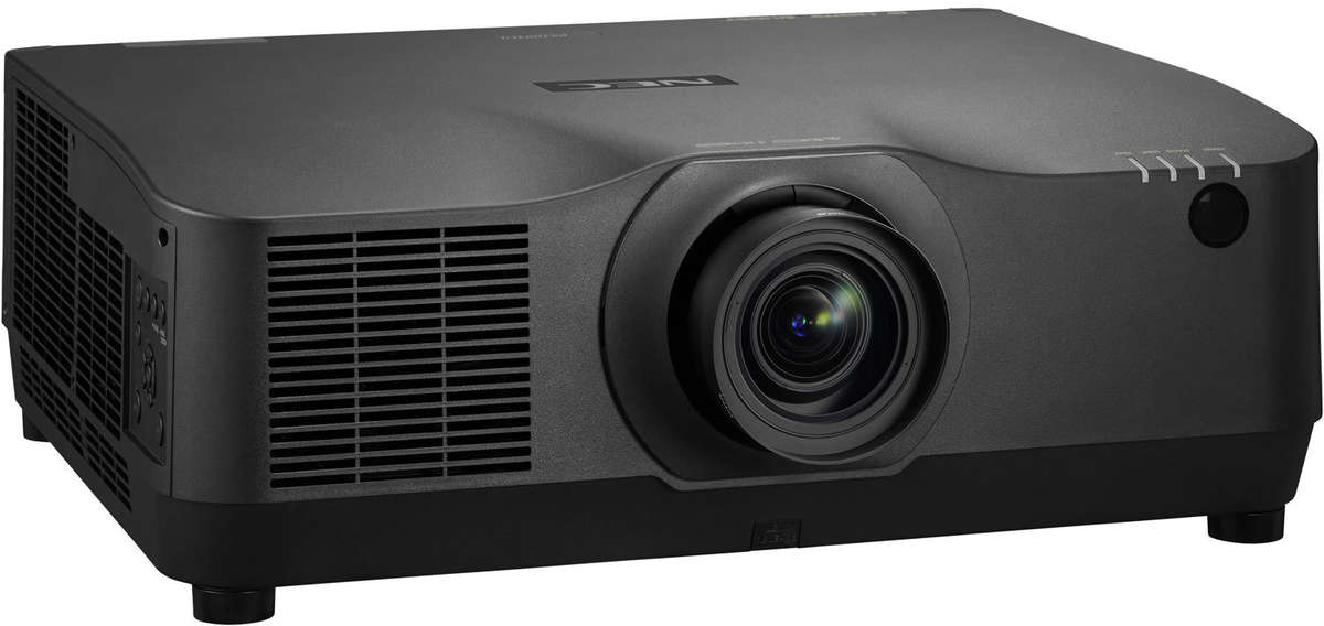 NEC PA804UL BK 8200 Lumens WUXGA projector product image. Click to enlarge.