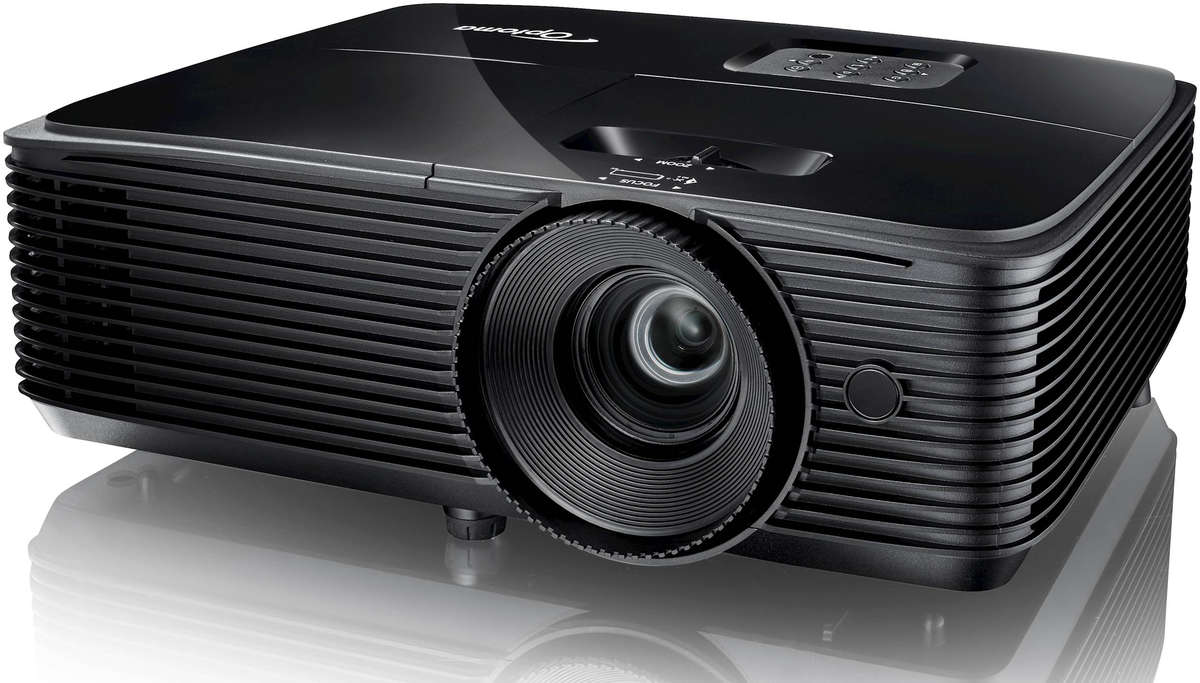 Optoma HD146X 3600 ANSI Lumens 1080P projector product image. Click to enlarge.