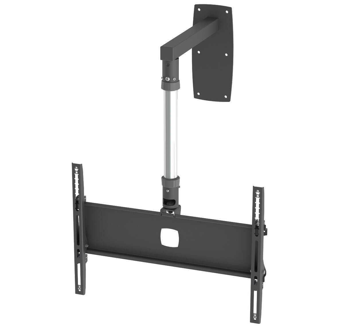 Unicol KP105WB LCD/LED Monitor and Commercial TV wall arm mount for 33-70" screens, 50cm drop product image. Click to enlarge.