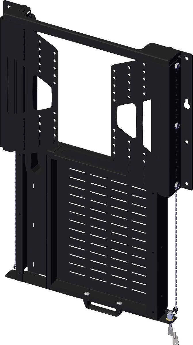 Unicol VTS2 Horizontal Serviceable Cassette Screen Mount product image. Click to enlarge.