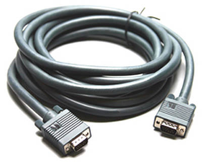 Computer graphics video cables are high-performance cables with molded 15-pin HD connectors on both ends Cables