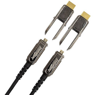 High Speed 4K Fibre Optic HDMI 2.0 with Ethernet and detachable ends (4K/UHD / HDR / eARC / 24Gbps) Cables