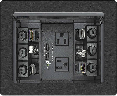 The Extron AAP range of surface access enclosures, frames and interface modules. Components