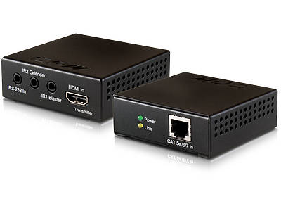 HDMI HDBaseT Transmitter/Receiver kits allow for the extension of HDMI signals over great distances Components