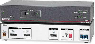 Switches for the DisplayPort computer graphics switching standard. Components