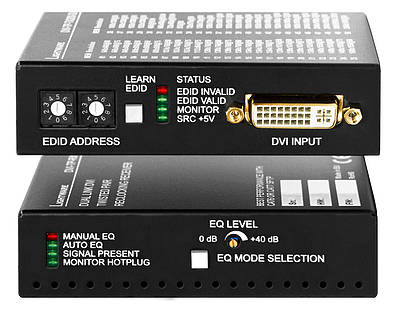 Convert DVI computer and video signals to twisted pair for transmission over long distances Components