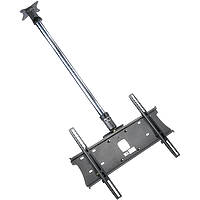 Ceiling mounts for large format displays including dual screen mounts and lighting rig adaptors. Components