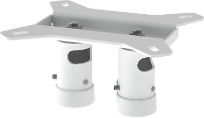 Fixing plates and brackets to install floor-to-wall, floor-to-ceiling and bolt down monitor stands