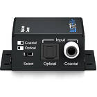 Blustream DIG11AU Coaxial and Optical Audio Converter / Transcoder connectivity (terminals) product image