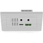 Blustream HEX11WP-RX 1:1 HDMI over HDBaseT Receiver finished in white connectivity (terminals) Front View product image