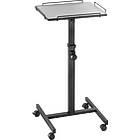 Celexon PT2000B Height adjustable projector trolley finished in black (50x40cm platform)