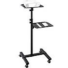 Celexon PT3020 Height adjustable twin-shelf projector tilting projection trolley finished in grey product image