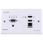 CYP PUV-1630TXWP 3:1 HDBaseT 4K HDMI 2.0 / VGA / PoH / LAN Wallplate Transmitter product image