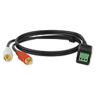 Extron ASA 121 Passive Audio Summing Adapter with RCA Inputs and Unbalanced Output